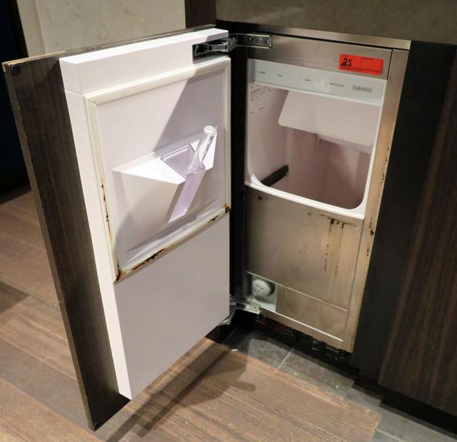 Sub-Zero-style undercounter residential ice machine, the type Camelback Ice Co. services.